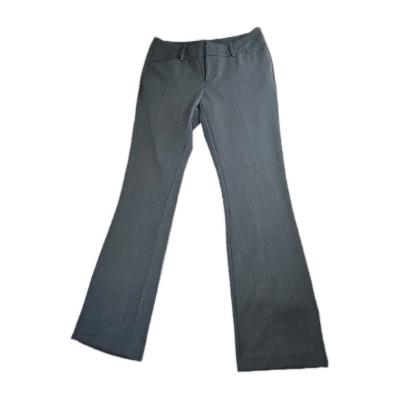 Merona Women's Modern Fit Mid Rise Stretch Boot Cut Pants Size 8 Gray Dress Work - Picture 2 of 16